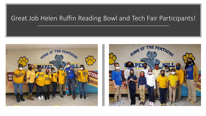 Helen Ruffing Reading Bowl and Tech Fair Participants